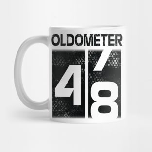 Oldometer Happy Birthday 48 Years Old Was Born In 1972 To Me You Papa Dad Mom Brother Son Husband Mug